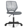 Image de Chaise de Bureau Pivotante avec Hauteur Réglable 77-89cm, Siège à roulettes (Gris)