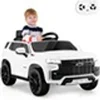 Image de Voiture Electrique Enfant 12V SUV Chevrolet Tahoe avec Télécommande 2,4G Blanc