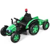 Image de Tracteur électrique pour enfants avec télécommande lumières musique cheminée30kg