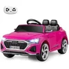 Image de Voiture électrique pour enfant 12V - Télécommande - 4 roues - LED - Rose