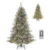 Image de Sapin de Noël Artificiel 180 cm, Arbre de Noël à Charnière 598 Aiguilles de Pin