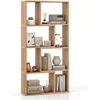 Image de Bibliothèque Etagère à 8 Compartiments Ouvertes, 20 x 60 x 120 cm (Naturel)