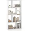 Image de Bibliothèque Etagère à 8 Compartiments Ouvertes, 20 x 60 x 120 cm (Blanc)