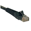 Image de Tripp Lite Series Cat6 Gigabit Snagless Molded (UTP) Ethernet Cable (RJ45 M/M), PoE, Black, 10 ft. (3.05 m) - Cordon de raccordement - RJ-45 (M) pour