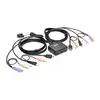 Image de EATON MGE 2-PORT USB HDMI CABLE SWITCH W