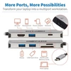 Image de Tripp Lite Series USB-C Portable Docking Station - HDMI 4K @ 30 Hz, USB-A/C, GbE, SD/Micro SD, PD Charging 3.0, Gray - Station d'accueil - USB-C -