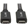 Image de Tripp Lite Series USB C Cable USB 3.1 Gen 2, 5A Rating 10Gbps M/M USB Type C 20in - Câble USB - 24 pin USB-C (M) pour 24 pin USB-C (M) - USB 3.1 Gen
