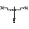 Image de Tripp Lite Series Flex arm dual desk mount for 13 - 27" screens up to 17.6 lbs per screen - Kit de montage - pleine action - pour 2 écrans LCD -