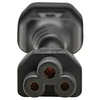 Image de Tripp Lite Series - Adaptateur secteur - IEC 60320 C14 pour IEC 60320 C5 - 250 V - 2.5 A - 15 cm - noir - Europe