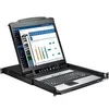 Image de Tripp Lite Series NetDirector 16-Port 1U Rack-Mount Console KVM Switch with 19 in. LCD, French Keyboard - Console KVM avec commutateur KVM - 16 ports