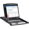Image de Tripp Lite Series NetDirector 16-Port 1U Rack-Mount Console IP KVM Switch with 19 in. LCD, French Keyboard - Console KVM avec commutateur KVM - 16