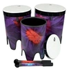 Image de Nesting Drums Tom Tom Freestyle II Set De 3 (12/14/16) TF2NT-3PCWP Woodstock Purple Tambourins - Tambours - Bongos