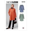 Image de Patron 6706 - Poncho Femme à capuche avec ou sans poches du 34 au 54 (FR) - Model FR 34-56