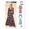 Image de Patron 6729 - Robe longue avec décolleté avec variantes du 34 au 46 (FR) - Model FR 34-46