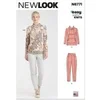 Image de Patron 6771 - Haut et pantalon du 32 au 54 FR - Model FR 32-54