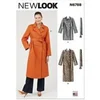 Image de Patron 6788 - Manteau Trench en Deux Longueurs et Ceinture pour Jeunes Femmes - Model FR 32-54