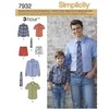 Image de Patron 8180 Chemise garçon et homme - Model toutes les tailles