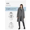 Image de Patron 9187 - Veste et Manteau ample, col large et ceinture du 32 au 54 - Model TTP-TTG