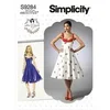 Image de Patron 9284 - Robe Femme avec haut ajusté et décolleté coeur du 32 au 48 (FR) - Model FR 32-40