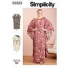 Image de Patron 9323.A - Robe Femme style Caftan du 34 au 52 (FR) - Model FR 34-52