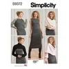 Image de Patron 9372 - Robe et haussements d'épaules pour femmes du 32 au 54 FR - Model FR 32-54
