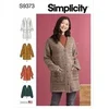 Image de Patron 9373 - Cardigans en tricot pour femme du 32 au 54 FR - Model FR 32-54