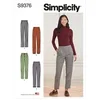 Image de Patron 9376 - Pantalon à enfiler pour femme 34 au 52 FR - Model FR 34-42