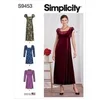 Image de Patron 9453 - Robe pour femme du 34 au 52 FR - Model FR 34-42