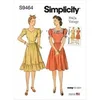 Image de Patron 9464 - Robe pour jeunes filles S9464.H5 - Model FR 34-42