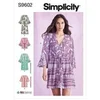 Image de Patron 9602 - Caftans et Vestes enveloppantes pour jeunes filles ?? - Model FR 34-42