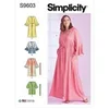 Image de Patron 9603 - Caftans et Vestes enveloppantes pour dames - Model FR 52-56