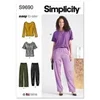 Image de Patron 9690 - Top et pantalon du 36 au 54 (FR) - Model FR 36-44