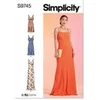 Image de Patron 9745 - Robe droite - Model FR 36-44