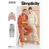 Image de Patron 9828 - Sweat-shirt et pantalon unisexes - Model FR 40-62