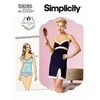 Image de Patron 9285 - Ensemble Nuisette, top et slip du 34 au 50 (FR) S9285.A5 - Model FR 42-50