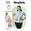 Image de Patron 9295 - Chemise ajustée avec variations de cols et manches du 34 au 50 (FR) S9295.A5 - Model FR 42-50