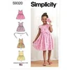 Image de Patron 9320 - Robe Enfant froncée sous la taille de 2 à 8 ans (89 à 132 cm) - Model FR 6-8