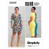 Image de Patron 9598 - Robes en tricot pour femmes par Mimi G - Model FR 44-52