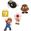 Image de Pack de 5 figurines Jakks Pacific World Of Nintendo New Super Mario Bros. U Acorn Plains Multicolore 6 cm JPA64510