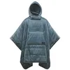 Image de Thermarest - Honcho Poncho - Sac de couchage Blue Woven Print - Taille unique