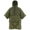 Image de Thermarest - Honcho Poncho Down - Sac de couchage Dark Olive - Taille unique