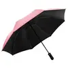 Image de Protection Uv Coupe-Vent Inverted Parapluie Inversé Parapluie Pliant Mise à Niveau YS029