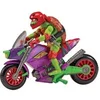 Image de Tales of the Teenage Mutant Ninja Turtles - Figurine avec véhicule Raphael & Purple Dragon 12 cm