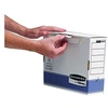 Image de Boîte d'archives 0026501 Banker Box System A4 - Dos 10 cm - Bleu - Lot de 10