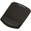 Image de Tapis de souris repose-poignets Plushtouch - Noir