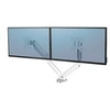 Image de Bras porte-écrans - Bras articulé double ajustable Blanc - 8056301