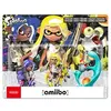 Image de Pack de 3 Figurines Amiibo Splatoon Octaling + Inkling + Salmioche