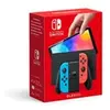 Image de Switch (modèle OLED) avec manettes Joy-Con bleu néon / rouge néon
