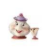 Image de Figurine la Belle et la Bête - Madame Samovar et Zip - Traditions Jim Shore