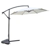 Image de Parasol ecru déporté rond 3 x 3 m PORTICCIO
